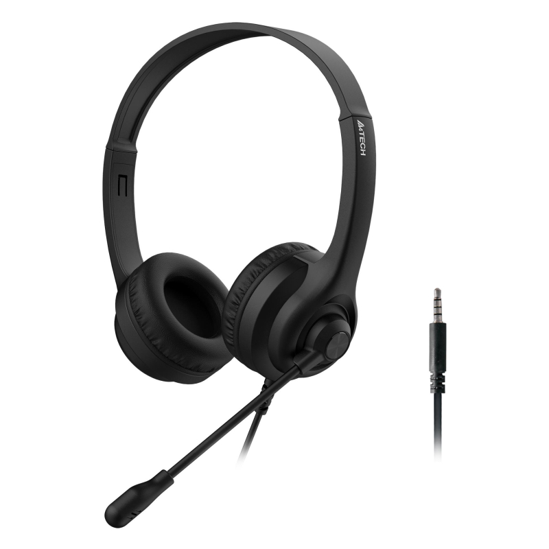 Гарнитура A4Tech HS-8i черный 1.8м накладные оголовье - фото 4