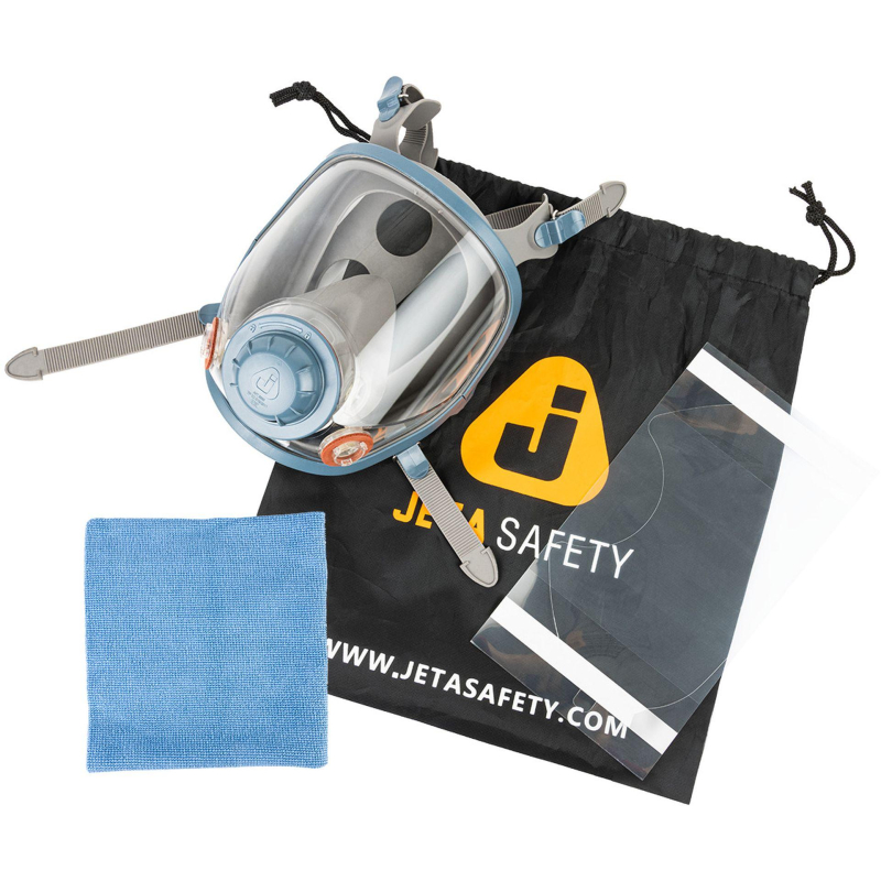 Маска полнолицевая Jeta Safety 6950 с покрытием линзы ChemShield, р.L - фото 4