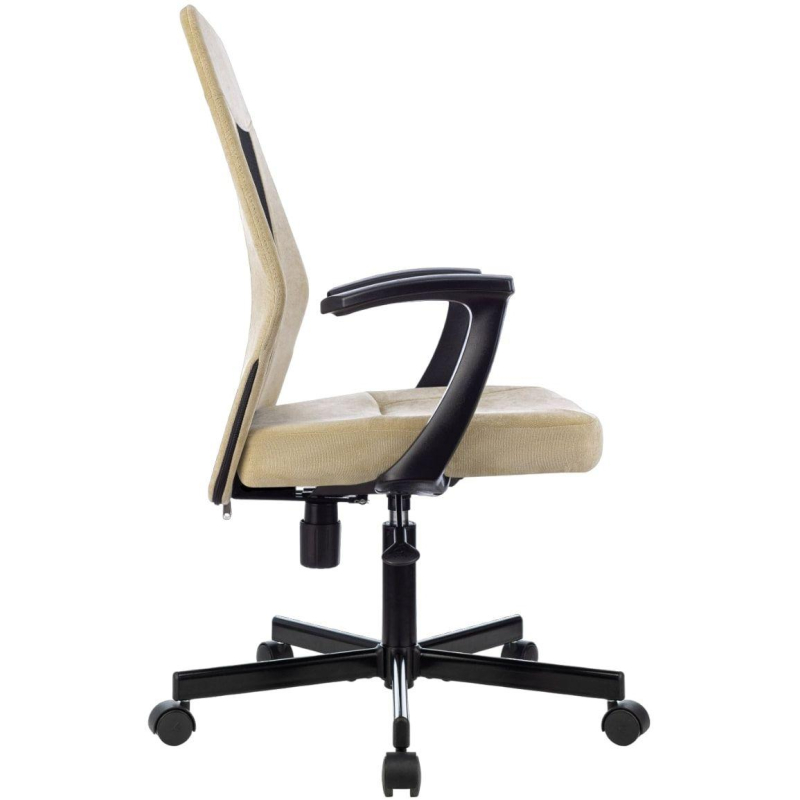 Кресло VB_EChair 225 PTW беж/черн Light-21 сетка/ткань металл - фото 3