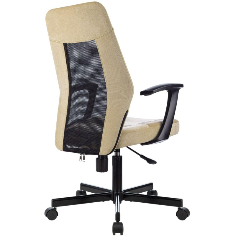 Кресло VB_EChair 225 PTW беж/черн Light-21 сетка/ткань металл - фото 4