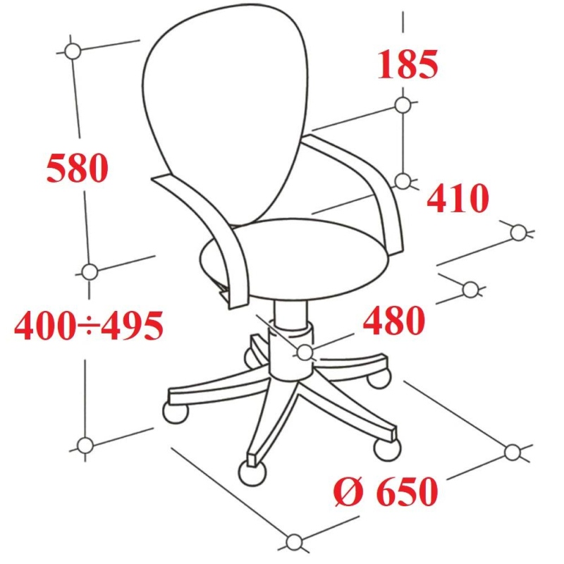 Кресло VB_EChair 225 PTW беж/черн Light-21 сетка/ткань металл - фото 10