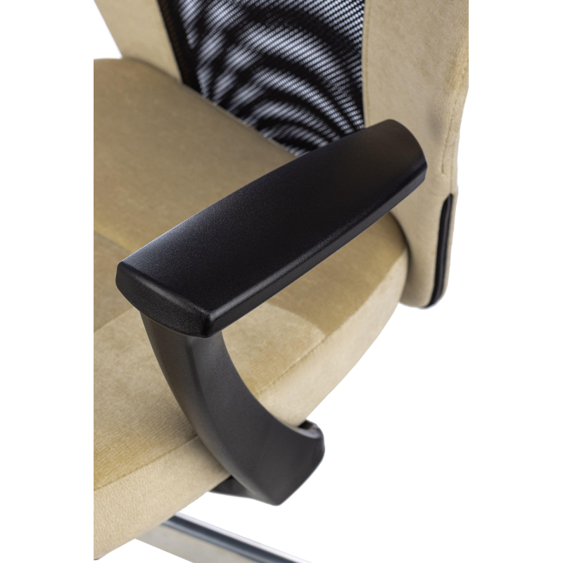 Кресло VB_EChair 225 DSL беж/черн Light-21 сетка/ткань хром - фото 5