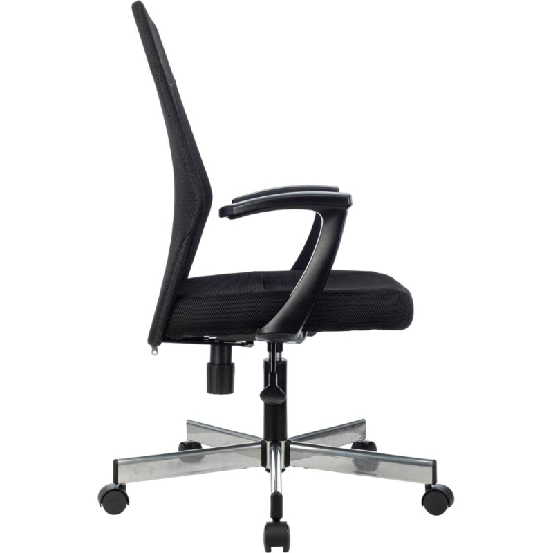 Кресло VB_EChair 225 DSL черный сетка/ткань хром - фото 3