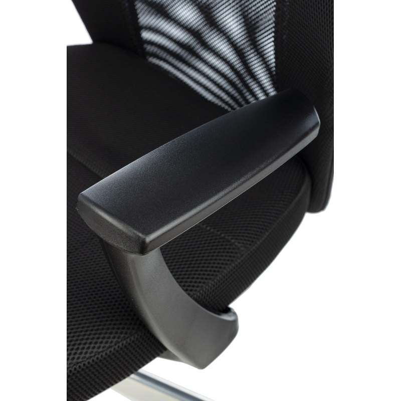 Кресло VB_EChair 225 DSL черный сетка/ткань хром - фото 5