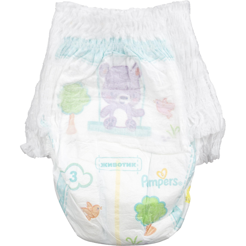 Подгузники -трусики PAMPERS Pants   6-11кг, р.3 , 52 шт/уп - фото 4