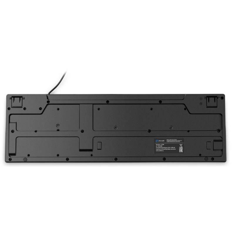 Клавиатура Oklick 125M черный USB Multimedia (1678108) - фото 4