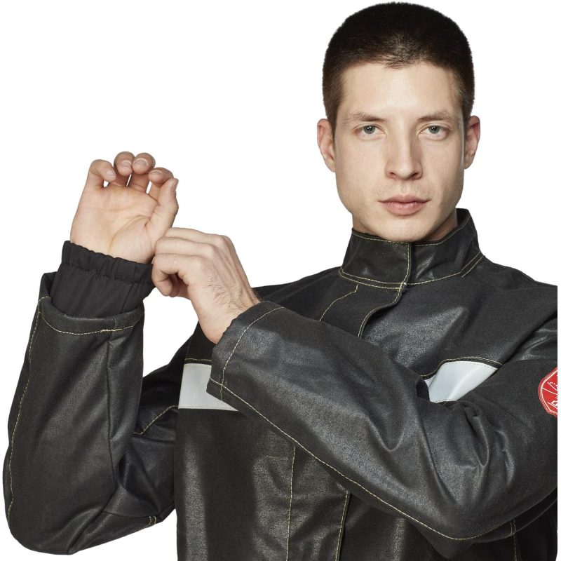 Костюм сварщика Цербер комб.(хлопок+арамид)(модель КС 07)(р.44-46)182-188 - фото 18