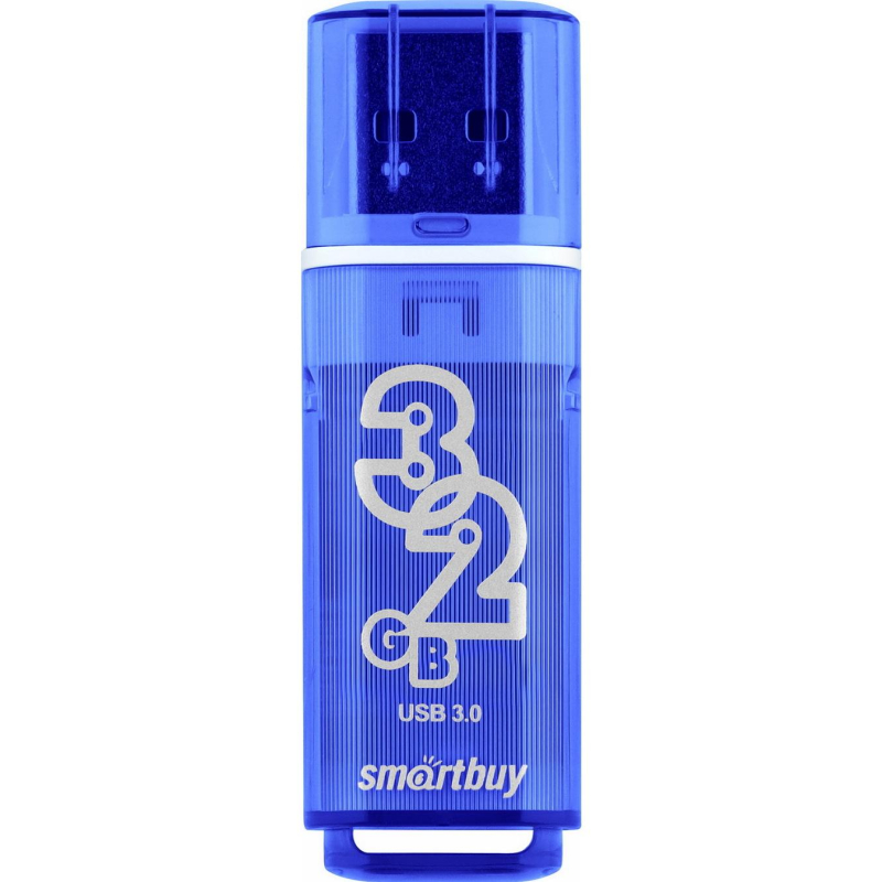Флеш-память SmartBuy UFD 3.0/3.1 032GB Glossy series Dark Blue(SB32GBGS-DB) - фото 1