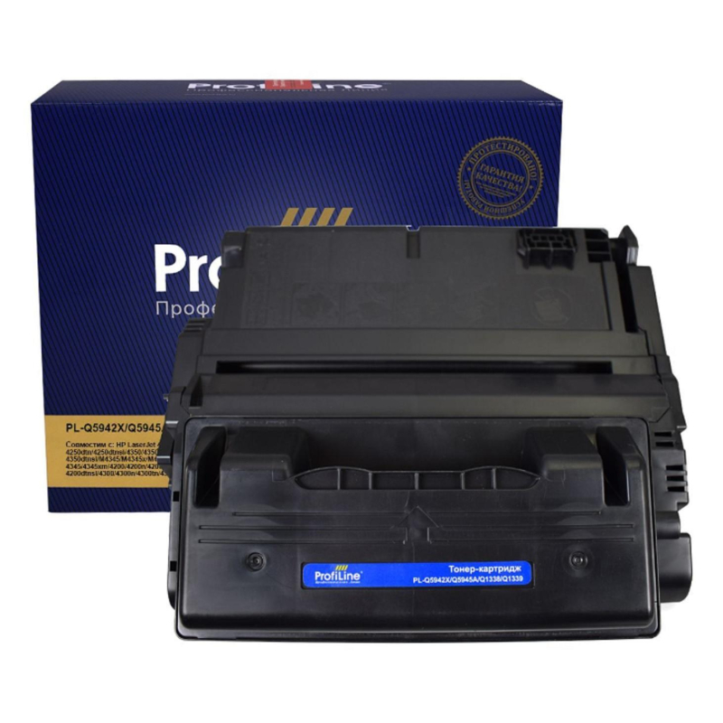 Картридж лазерный универсальный ProfiLine Q5942X/Q1338A/Q1339A (№42X) чер - фото 1