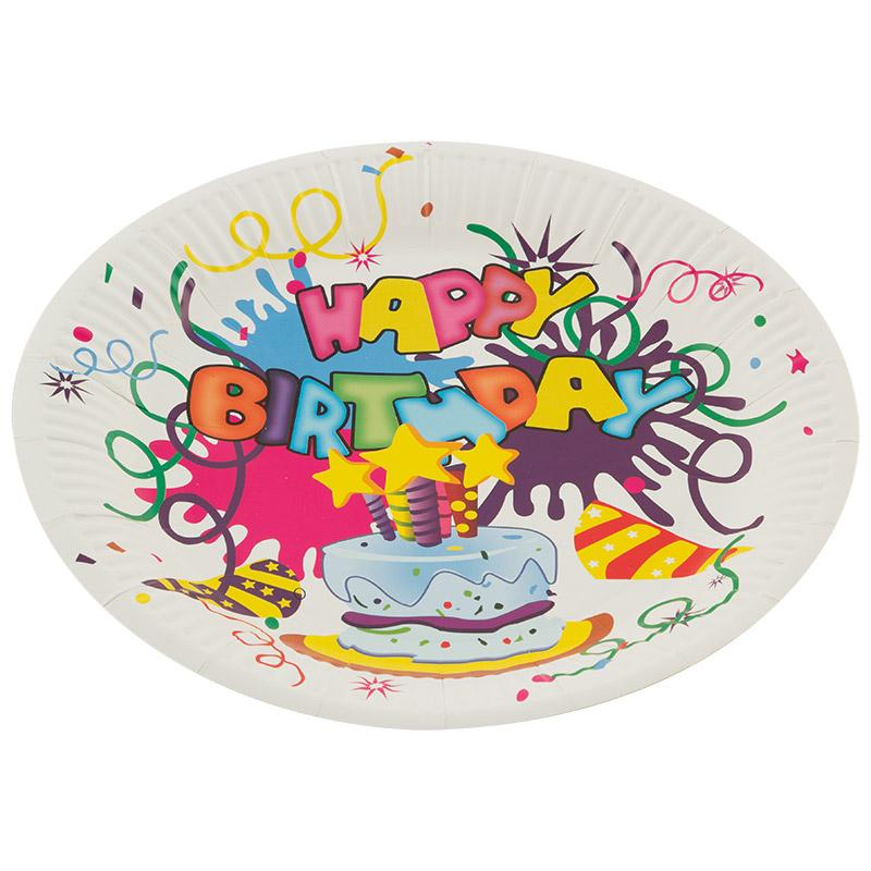 Набор тарелок Happy Birthday Волшебная страна 23 см, 6 шт, 007149 - фото 2