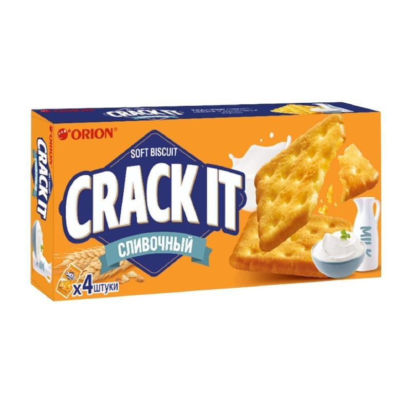 Печенье затяжное Orion Crack-It Сливочный, 80г - фото 1