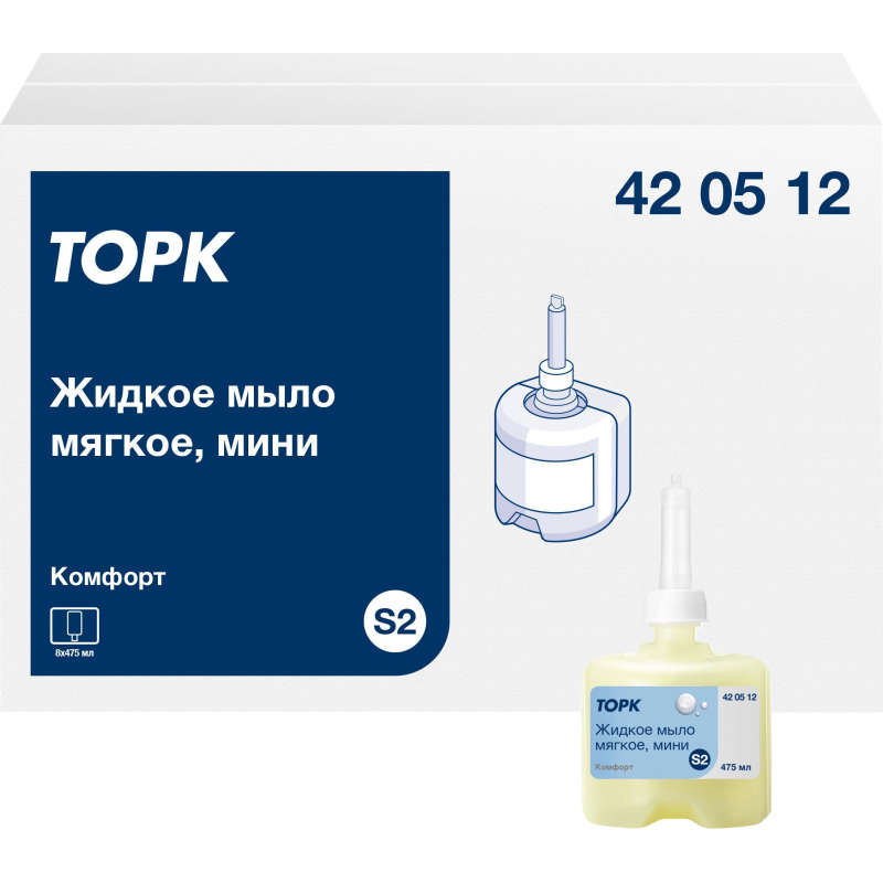 Картридж с жидким мылом Торк S2 0,475л, 420512 - фото 3
