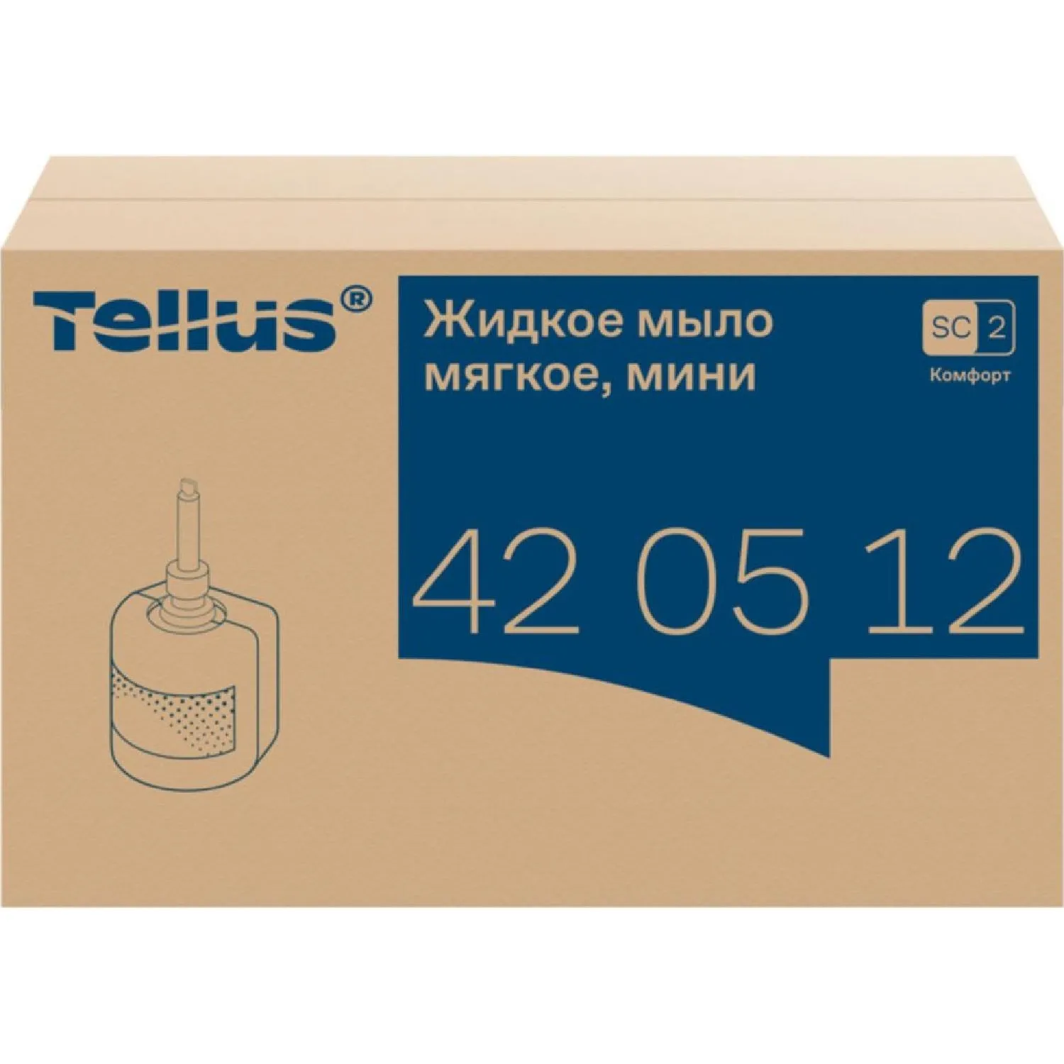 Картридж с жидким мылом Торк/Tellus для дозаторов S2 0,475л, 420512 - фото 5