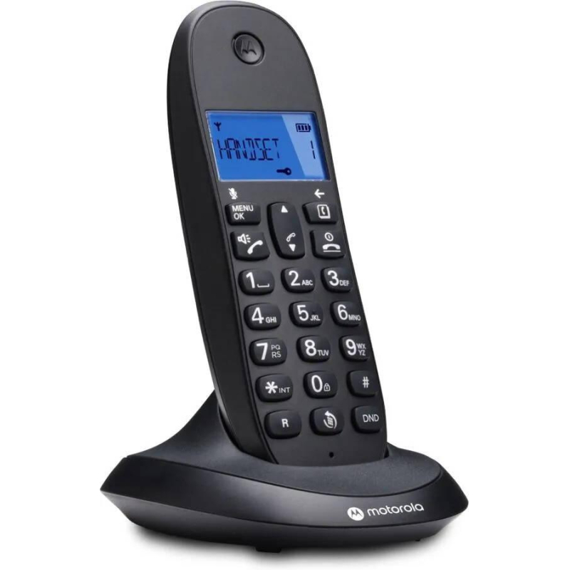 Радиотелефон DECT MOTOROLA C1001CB+ (цвет черный) - фото 1