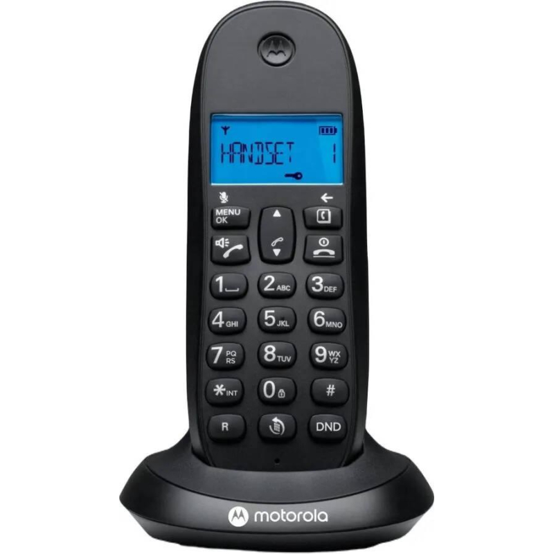 Радиотелефон DECT MOTOROLA C1001CB+ (цвет черный) - фото 2