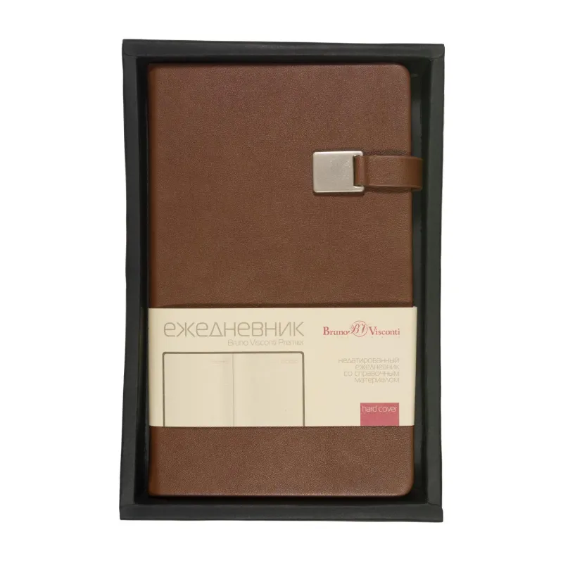Ежедневник недатированный  А5 Premier (коричневый) 3-686/03 - фото 3