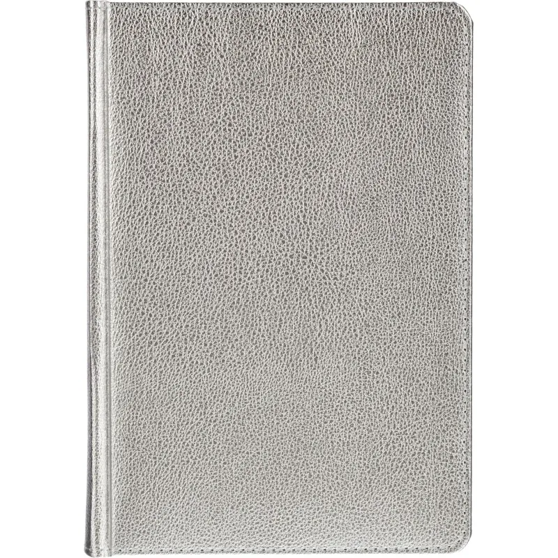 Ежедневник недатированный Sidney Nebraska, А5, 136л, серебро 3-128/10 - фото 4
