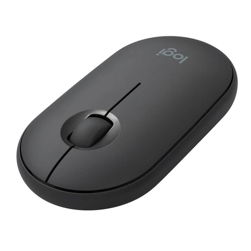 Мышь компьютерная Logitech WRL PEBBLE M350 BLACK 910-005576 - фото 1