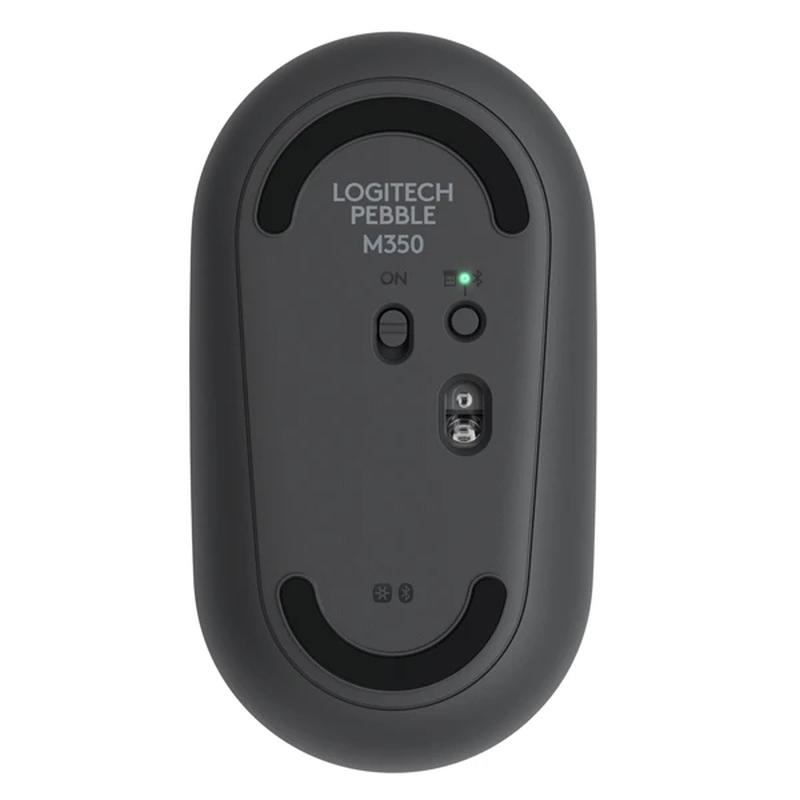 Мышь компьютерная Logitech WRL PEBBLE M350 BLACK 910-005576 - фото 2