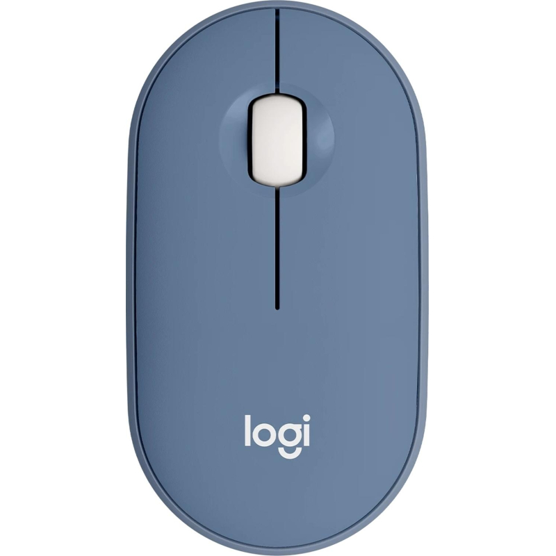 Мышь компьютерная Logitech WRL PEBBLE M350 BLUE 910-006655 - фото 2