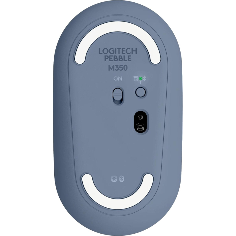 Мышь компьютерная Logitech WRL PEBBLE M350 BLUE 910-006655 - фото 4