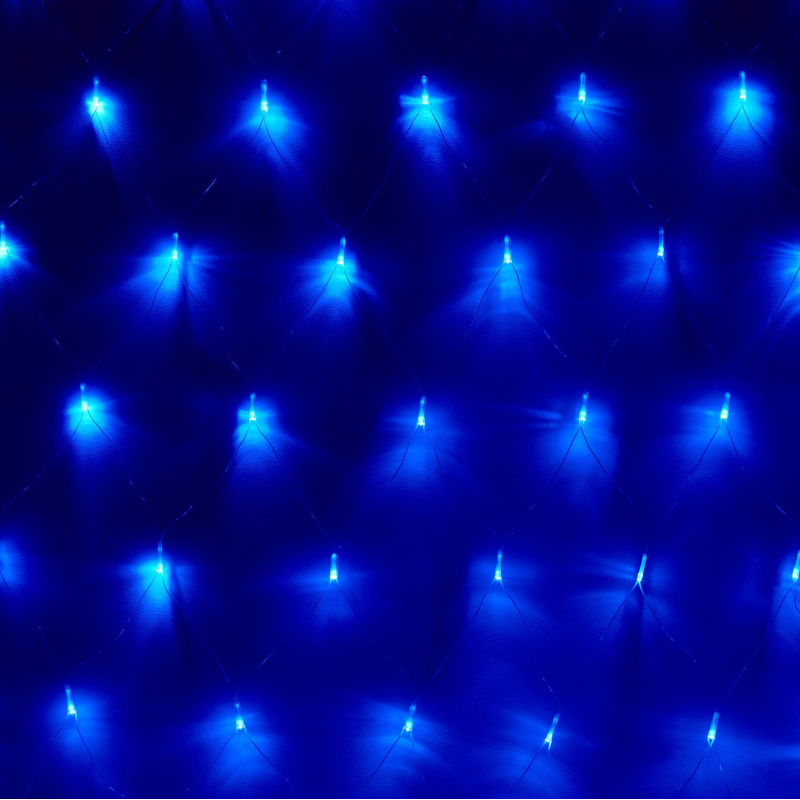 Гирлянда светодиодная голуб, 240LED (2х3м) прозр провод IP20 SW-XMAXIn-0005 - фото 1