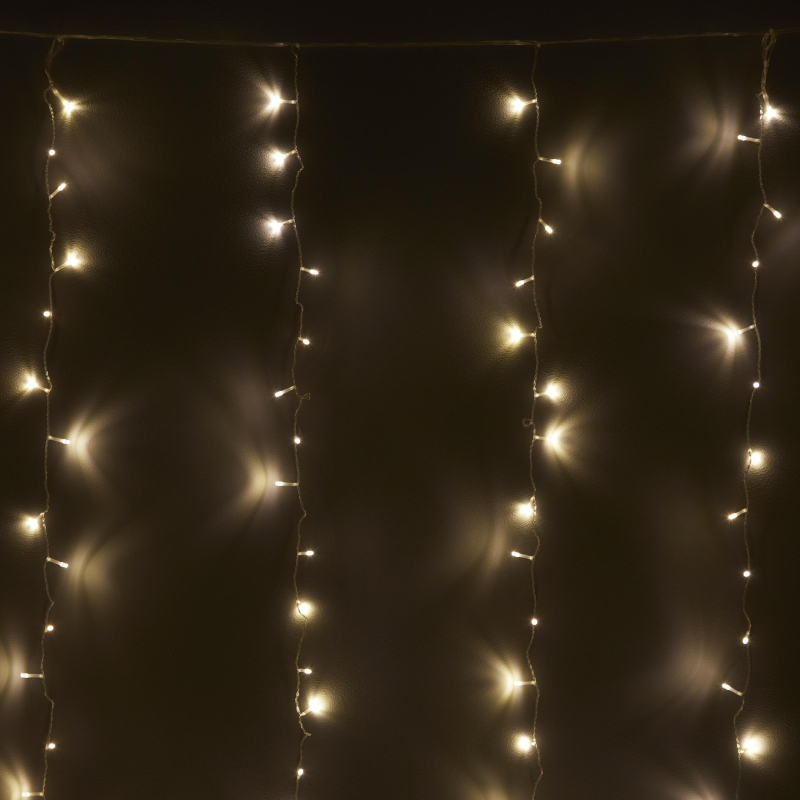 Гирлянда светодиодная занавес тепл свет 480LED (3х3м)IP65 SW-XMAXOut-0003 - фото 1
