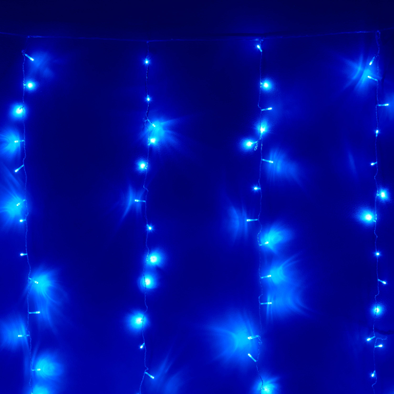 Гирлянда светодиодная занавес синий свет 480 LED (3х3м)IP65 SW-XMAXOut-0006 - фото 1