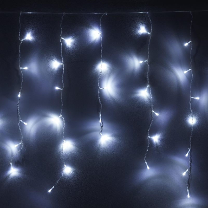 Гирлянда светодиодная бахрома хол бел 200LED(4,5x0,7м) IP65 SW-XMAXOut-0009 - фото 1