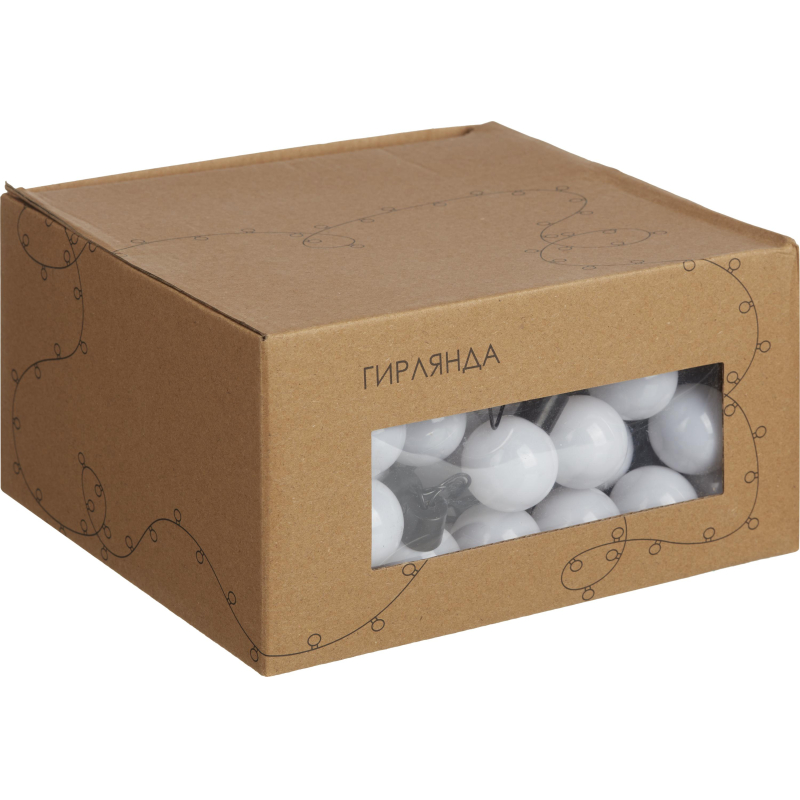 Гирлянда светодиодная Мультишар, 5м IP65,80LED хол бел IP65 SW-XMAXOut-0017 - фото 6