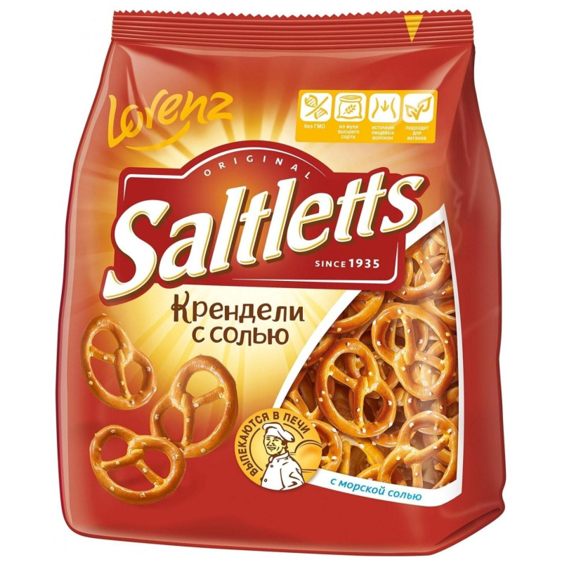 Крендельки Saltletts крендели с солью 150г - фото 1