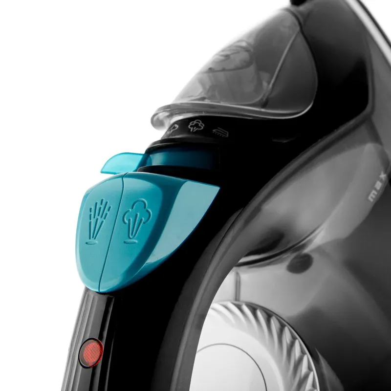 Утюг BRAYER BR4008,2400 Вт,керам,пар140 г/мин,антикапля,330 мл,верт.отпар - фото 8
