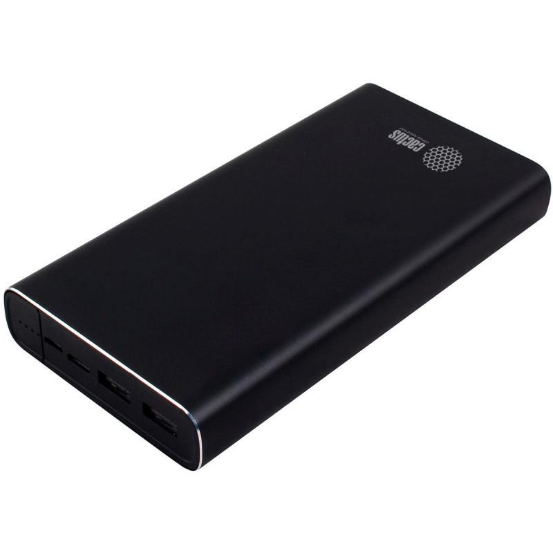 Внешний аккумулятор Cactus CS-PBFSIT-20000 20000mAh 2.1A 2xUSB черный - фото 2