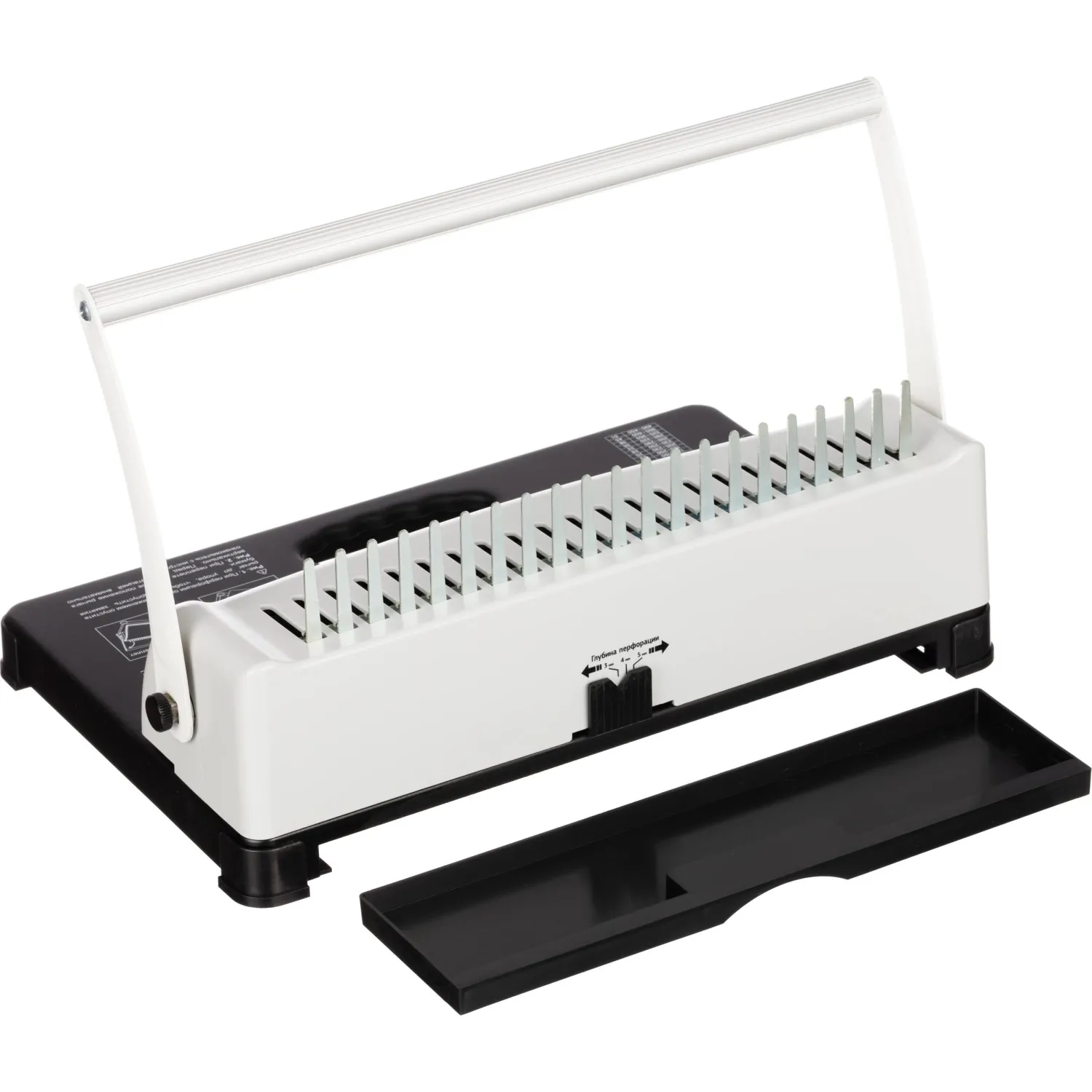 Брошюровщик OB092, А4, 12л./450л., пл.пруж, механический - фото 3