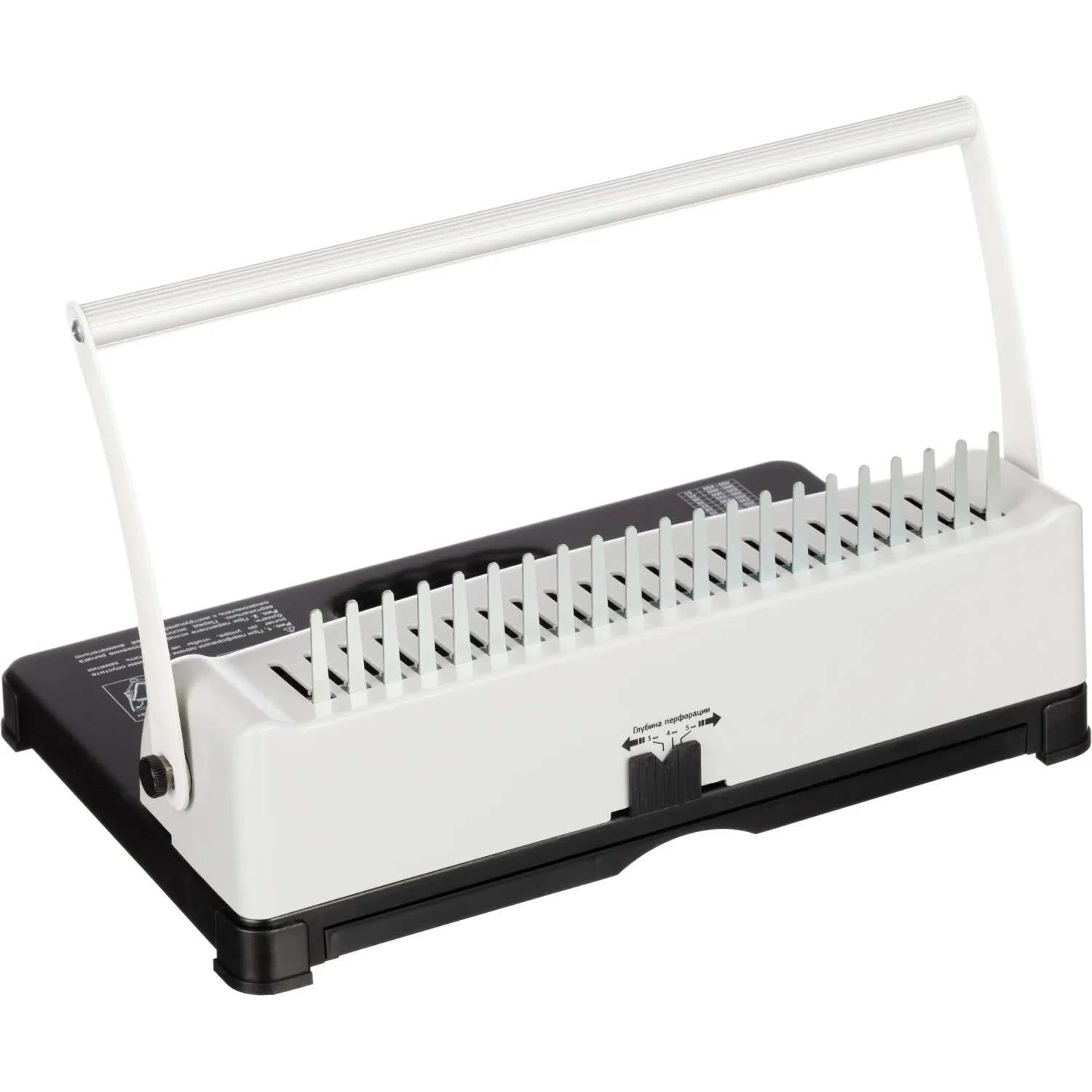 Брошюровщик OB092, А4, 12л./450л., пл.пруж, механический - фото 4