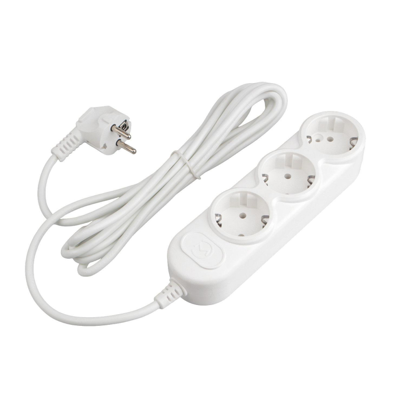 Удлинитель Power Cube, 3р/3м с/з, без выкл. 3500 Вт, 16 А(PC-3B-3М) - фото 2