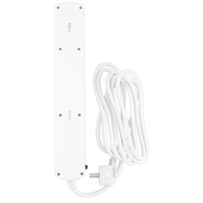 Сетевой фильтр Ippon BK-6-EU-3-10-W 3м (6 розеток) белый (1804738) - фото 2