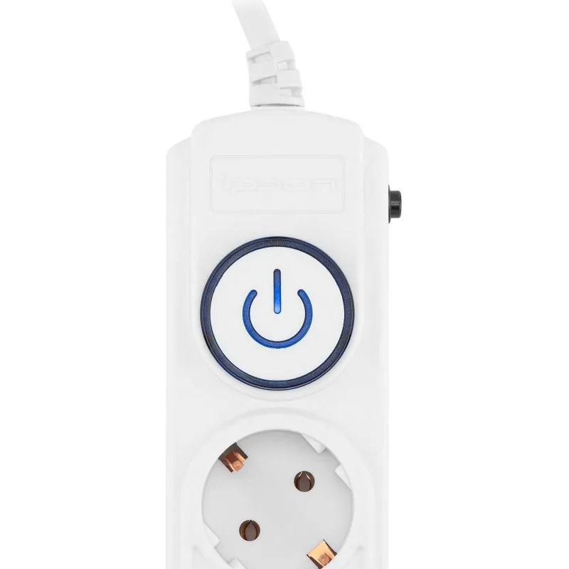 Сетевой фильтр Ippon BK-6-EU-5-16-W 5м (6 розеток) белый (1804847) - фото 5