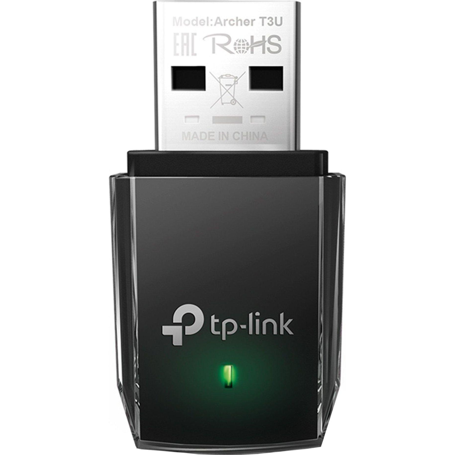Сетевой адаптер WiFi TP-Link (Archer T3U) AC1300 USB 3.0 - фото 1