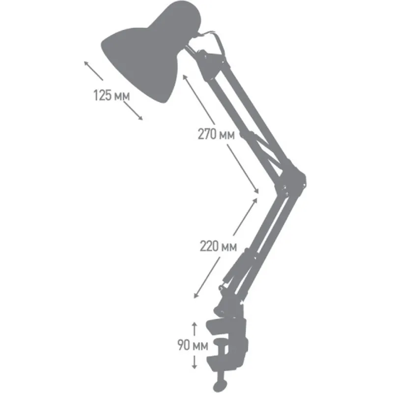 Светильник Ultraflash UF-312P С01 белый, 230V, 60Вт - фото 3
