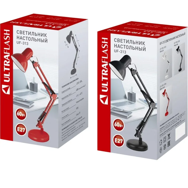Светильник Ultraflash UF-313 С02 черный, 230V, 60Вт - фото 7