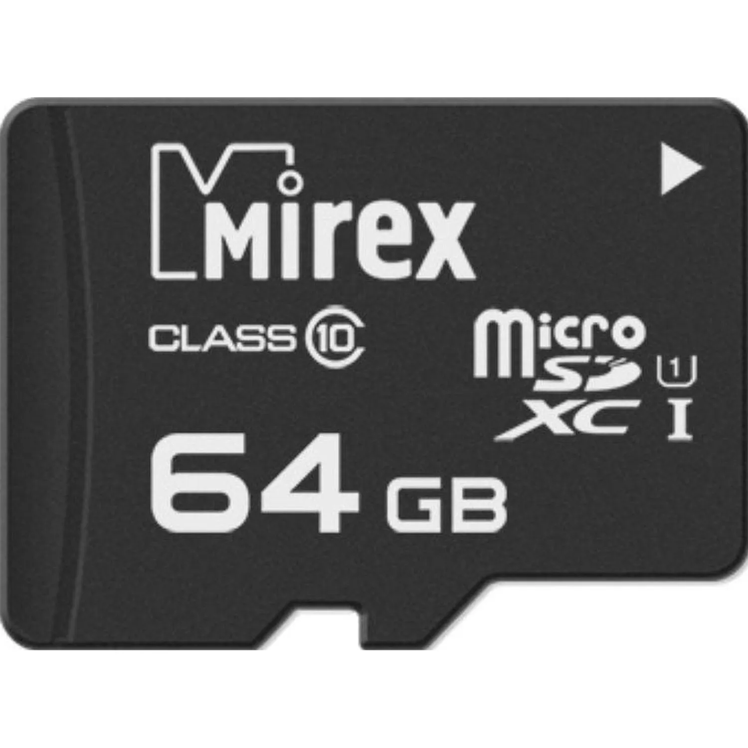 Карта памяти Mirex microSDХC 64Gb (UHS-I, U1, class 10) (13612-MC10SD64) - фото 1