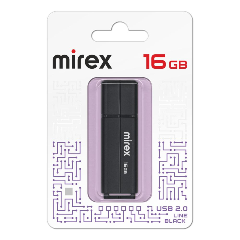 Флеш-память Mirex USB LINE BLACK 16Gb (13600-FMULBK16 ) - фото 3