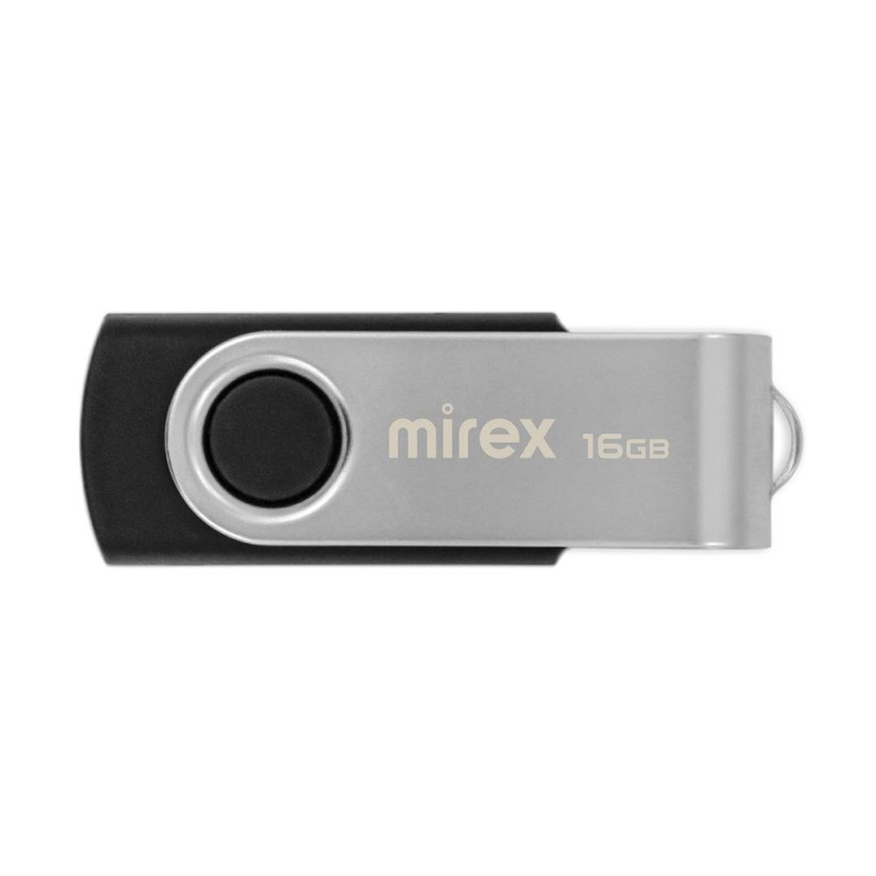 Флеш-память Mirex USB SWIVEL BLACK 16Gb (13600-FMURUS16 ) - фото 1