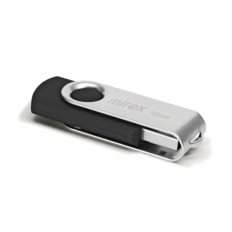 Флеш-память Mirex USB SWIVEL BLACK 16Gb (13600-FMURUS16 ) - фото 2