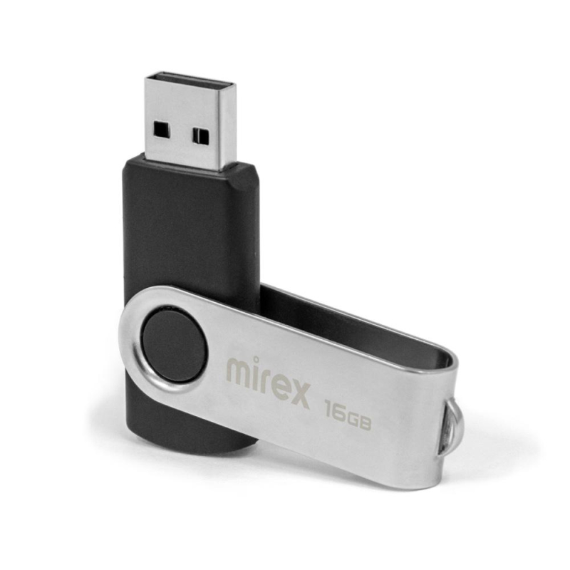 Флеш-память Mirex USB SWIVEL BLACK 16Gb (13600-FMURUS16 ) - фото 3