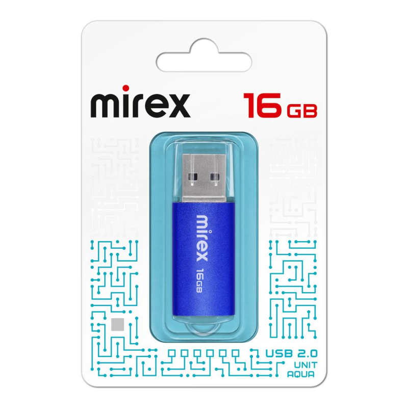 Флеш-память Mirex USB UNIT AQUA 16Gb (13600-FMUAQU16 ) - фото 3