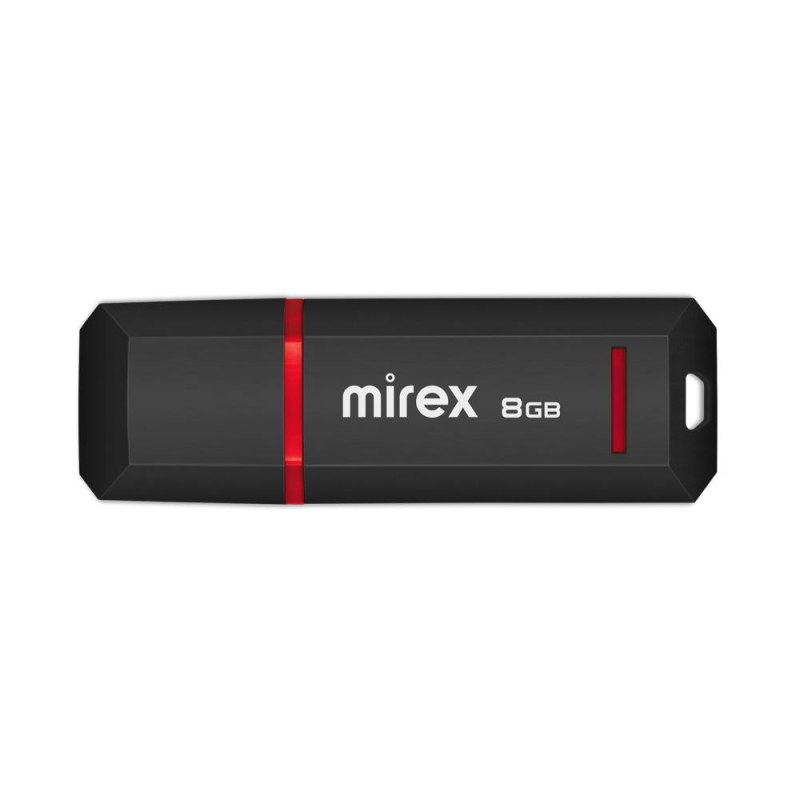 Флеш-память Mirex USB KNIGHT BLACK 8Gb (13600-FMUKNT08 ) - фото 1