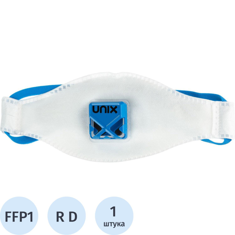 Полумаска фильтрующая UNIX Air 211V с кл FFP1 R D - фото 1
