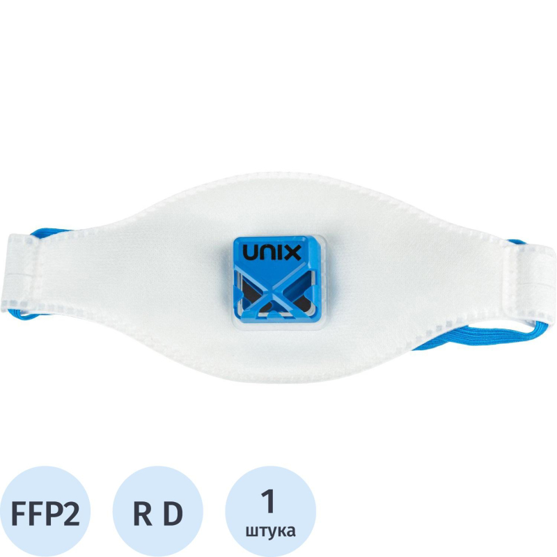 Полумаска фильтрующая UNIX Air 212V с кл FFP2 R D - фото 1